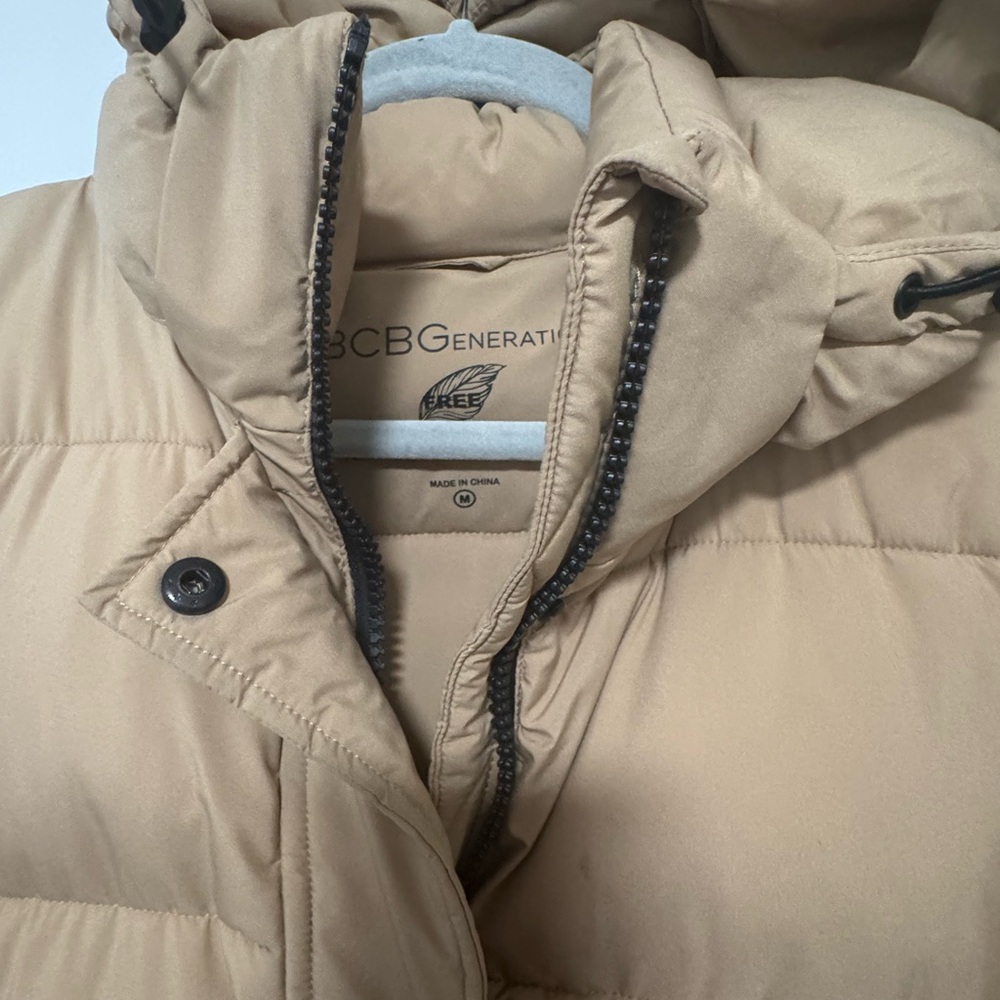 Bcbgeneration Beige Puffer Coat - image 2